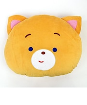 こまねこ フェイスクッション こまねこ インテリア 抱き枕 リラックス キッズ ベビー