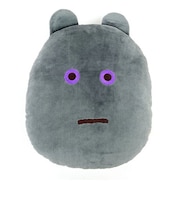 こまねこ フェイスクッション はいいろくん インテリア 抱き枕 リラックス キッズ ベビー