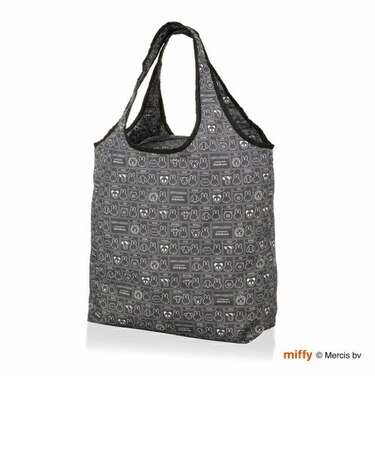 ミッフィー  MIFFY&ANIMALS 保冷＆保温エコバッグ(M) (グレー)
