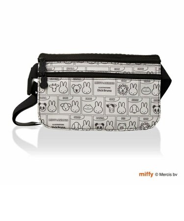 ミッフィー  MIFFY&ANIMALS シークレットポーチ (ベージュ) ウエストポーチ