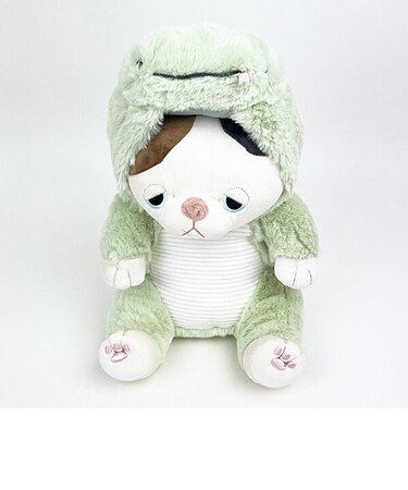 プレミアムねむねむアニマルズ ゆず フード座り抱きまくら(M) 抱き枕 寝具 ぬいぐるみ