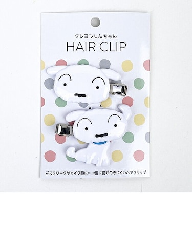 クレヨンしんちゃん シロ ヘアクリップ