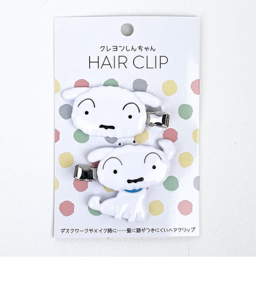 クレヨンしんちゃん シロ ヘアクリップ
