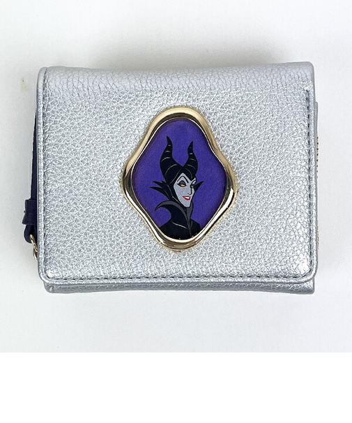 ディズニー ヴィランズ マレフィセント メタルフレームミニウォレット (シルバー) 財布 ACCOMMODE アコモデ