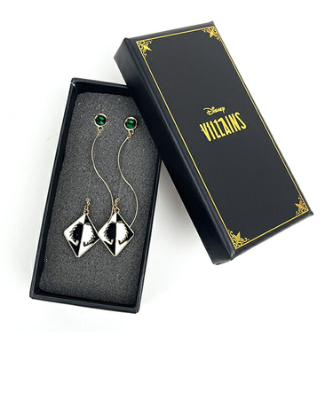 ディズニー ヴィランズ クルエラ ウェーブ ピアス (ブラック) ACCOMMODE アコモデ