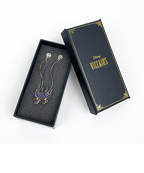 ディズニー ヴィランズ マレフィセント ウェーブ イヤリング (シルバー) ACCOMMODE アコモデ