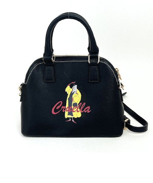 ディズニー ヴィランズ クルエラ メタルフレームトラペーズショルダーバッグ (ブラック) ACCOMMODE アコモデ