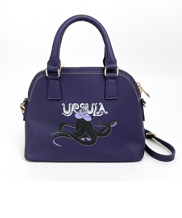 ディズニー ヴィランズ アースラ メタルフレームトラペーズショルダーバッグ (パープル) ACCOMMODE アコモデ