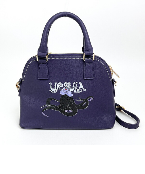 ディズニー ヴィランズ アースラ メタルフレームトラペーズショルダーバッグ (パープル) ACCOMMODE アコモデ