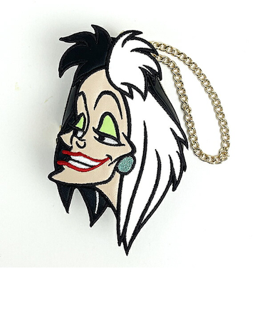 ディズニー ヴィランズ クルエラ ダイカットポーチチャーム ACCOMMODE アコモデ