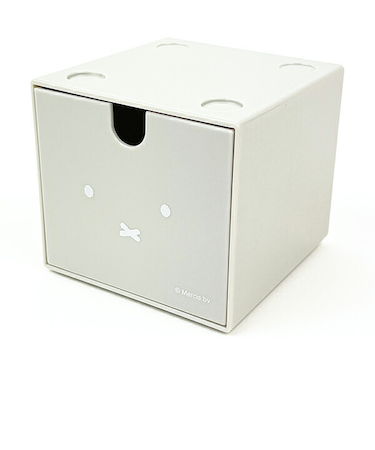 ミッフィー miffy スタッキングチェスト(グレー) フェイス柄 小物入れ ルーム用品