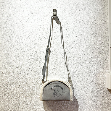 トムとジェリー フレンズボアショルダーバッグ (グレー) トムジェリ