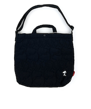 スヌーピー ROOTOTE キルティングトートバッグ(ブラック) ショルダーバッグ SNOOPY