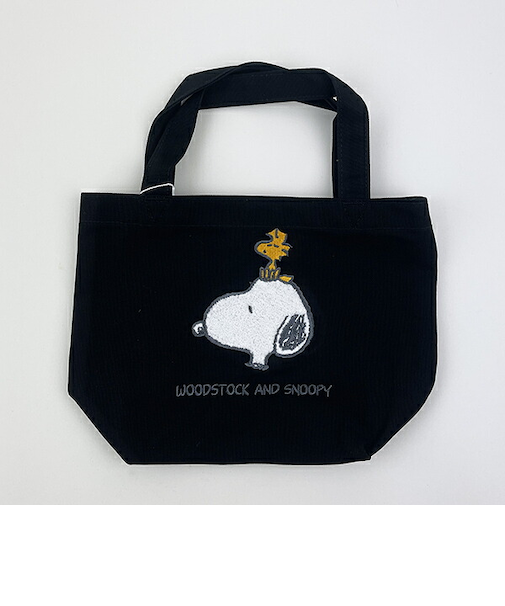スヌーピー ミニトートバッグ (スヌーピー＆ウッドストック) ランチ SNOOPY