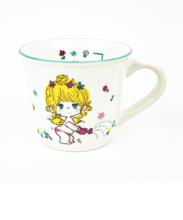 水森亜土 エンジェル カラーラインマグ コップ