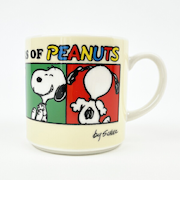 スヌーピー PEANUTS 75th マグ (ベージュ) キッチン 日本製 SNOOPY