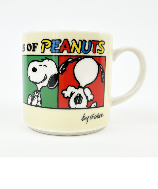 スヌーピー PEANUTS 75th マグ (ベージュ) キッチン 日本製 SNOOPY