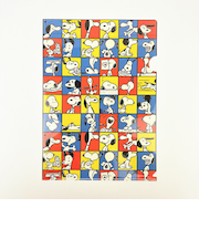 スヌーピー PEANUTS 75th A4クリアファイル (集合) 文具 日本製