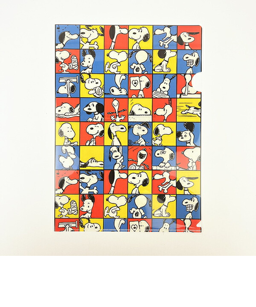スヌーピー PEANUTS 75th A4クリアファイル (集合) 文具 日本製