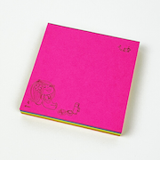 水森亜土 選べる蛍光付箋 (ピンク) 文具