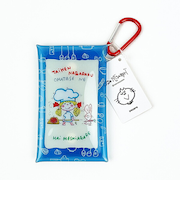 水森亜土 クリアマルチケース (ブルー)