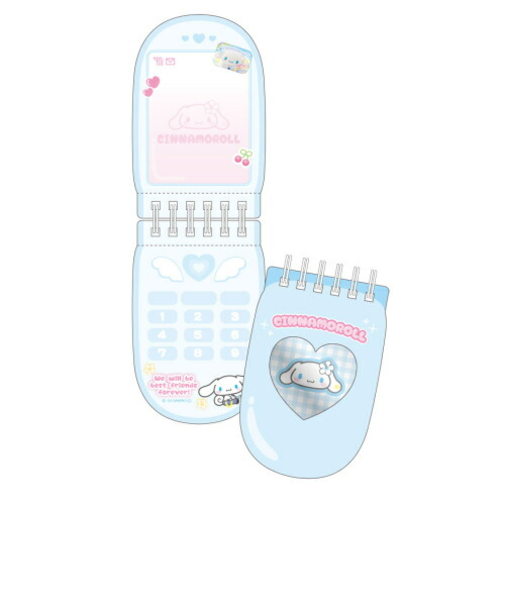 サンリオ シナモロール ケータイ風フォトリングメモ 文具 シナモン