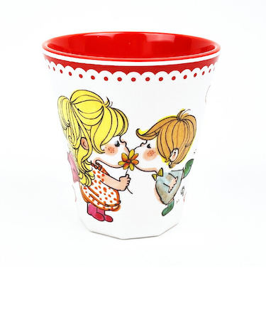 水森亜土  ハート メラミンタンブラー コップ