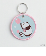 パンダコパンダ 織ネームキーホルダー (ブルー) 台湾製