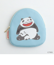 パンダコパンダ ダイカットボアポーチ (ブルー)