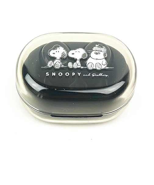 スヌーピー 完全ワイヤレスステレオイヤホン(ブラック) スマホ用品 SNOOPY