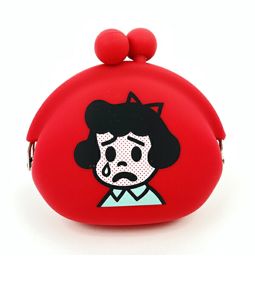 オサムグッズ ベティ シリコンがま口ポーチ(レッド) POCHI