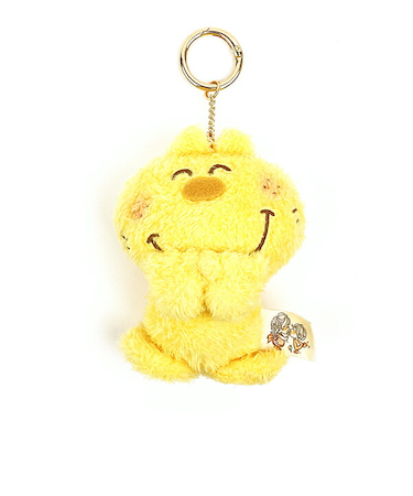 水森亜土 マスコット みーたん キーチェーン キーリング ぬいぐるみ 猫