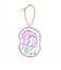 水森亜土 チャームマスコット マーメイド パープル チェーン付き キーホルダー