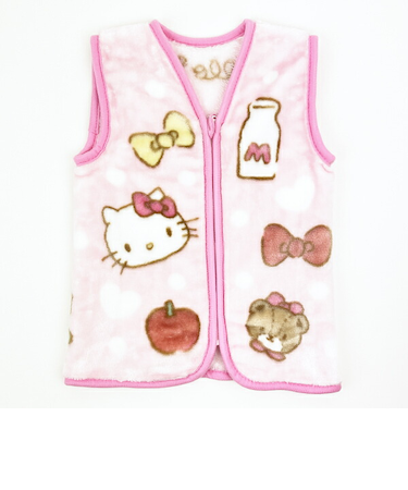 サンリオ ハローキティ スリーパー Sサイズ 寝具 あったか キッズ ピンク