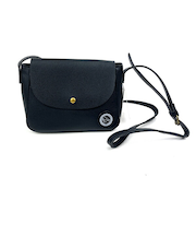 スヌーピー  フラップショルダーバッグ  ブラックペイント SNOOPY