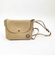 スヌーピー フラップショルダーバッグ ベージュペイント SNOOPY