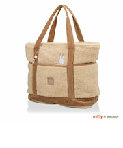 ミッフィー miffy ボアトートバッグ Lサイズ アイボリー