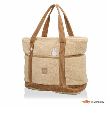 ミッフィー miffy ボアトートバッグ Lサイズ アイボリー