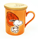 スヌーピー 木製コースター付マグ(オレンジ) コップ
