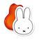 ミッフィー miffy フェイス缶メモ  (レッド) 文具