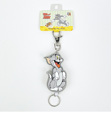 トムとジェリー トム ラバーリールキーホルダー