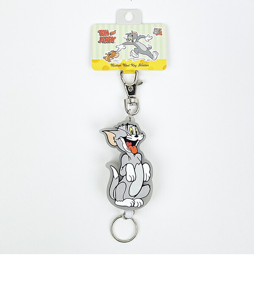 トムとジェリー トム ラバーリールキーホルダー