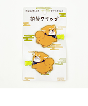 忠犬もちしば おかかふりむき 前髪クリップ