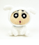 クレヨンしんちゃん シロしんちゃん おすわりマスコット ぬいぐるみ