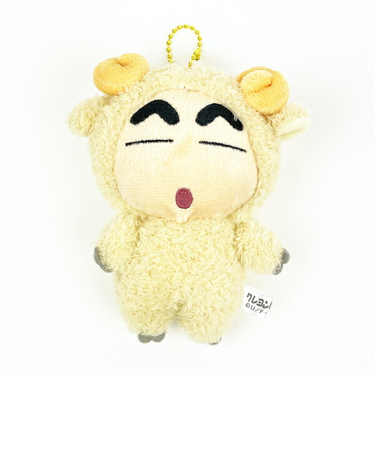 クレヨンしんちゃん ひつじ きぐるみマスコット ぬいぐるみ