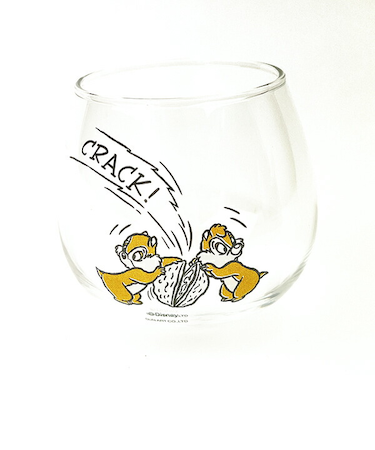 ディズニー チップとデール ゆらゆらグラス コップ 日本製 Disney