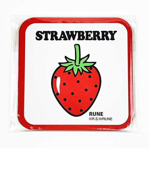 内藤ルネ STRAWBERRY コースター キッチン 日本製