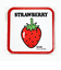 内藤ルネ STRAWBERRY コースター キッチン 日本製