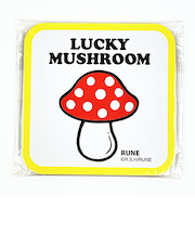 内藤ルネ LUCKYMUSHROOM コースター キッチン 日本製