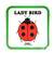 内藤ルネ LADYBIRD コースター キッチン 日本製
